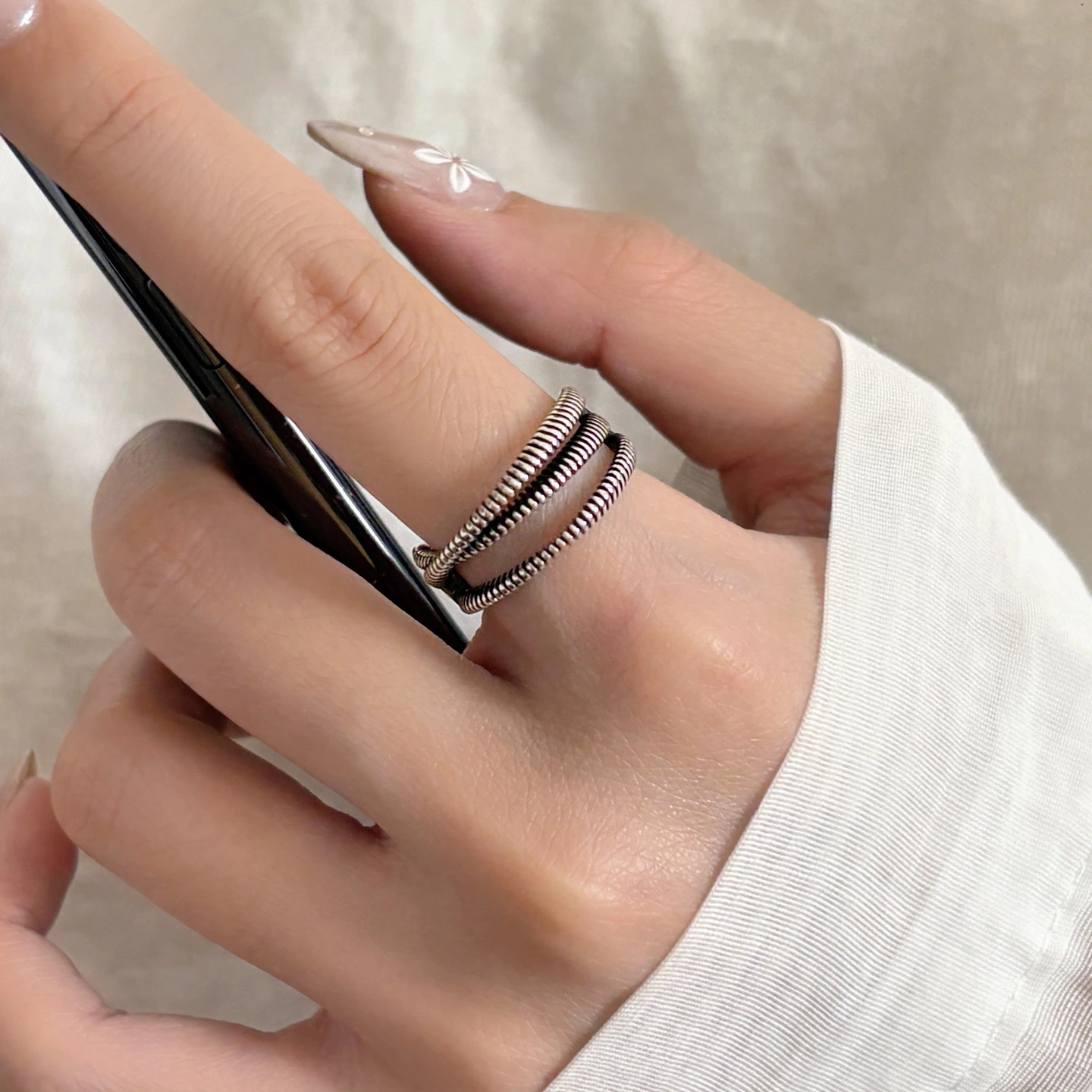 Twisted Rope Ring — style 1116